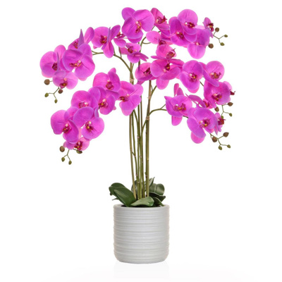 AN-Pink Orchid in Athens Pot 85cm