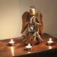 Q-Driftwood Christmas Angel 18x26x27cm