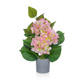 PP Hydrangea Pink in Grey Pot 45cm