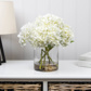 PP Hydrangea White In Vase HY 32cm